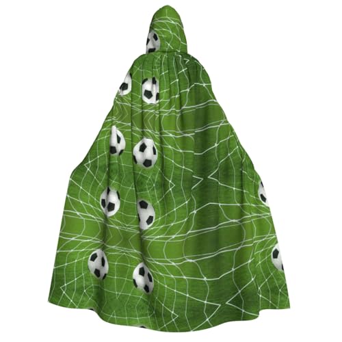 FHIZOAL Green Grass Fußball Erwachsene Kapuzenumhang Vampir Hexe Umhang Halloween Weihnachten Cosplay Kostüme Themenpartys FHIZOAL Green Grass Fußball Erwachsene Kapuzenumhang Vampir Hexe Umhang Halloween Weihnachten Cosplay Kostüme Themenpartys von FHIZOAL