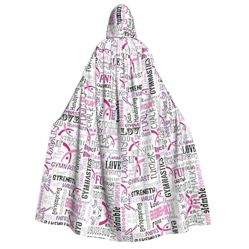 FHIZOAL Gymnastikumhang für Erwachsene, mit Kapuze, Vampir, Hexe, Umhang, Halloween, Weihnachten, Cosplay, Kostüme, Themenpartys FHIZOAL Gymnastikumhang für Erwachsene, mit Kapuze, Vampir, Hexe, Umhang, Halloween, Weihnachten, Cosplay, Kostüme, Themenpartys von FHIZOAL