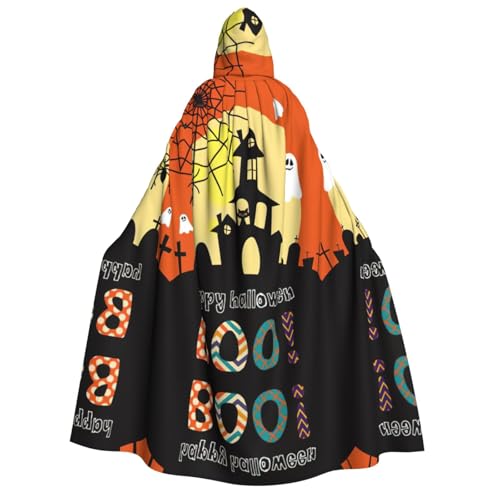 FHIZOAL Halloween Ghost Pumpkin Adult Hooded Cloak Vampire Witch Cape Halloween Christmas Cosplay Costumes Themed Parties FHIZOAL Halloween Ghost Pumpkin Adult Hooded Cloak Vampire Witch Cape Halloween Christmas Cosplay Costumes Themed Parties von FHIZOAL