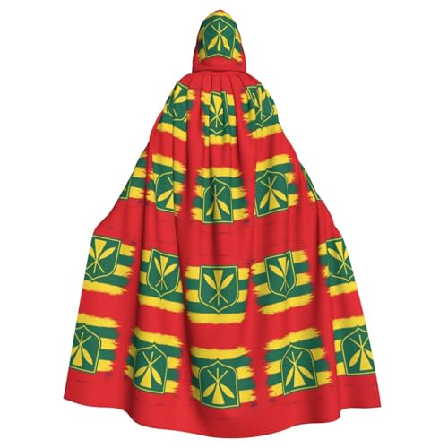FHIZOAL Hawaiianische Flagge, Kapuzenumhang, Halloween, Weihnachten, Hexe, Vampire, Sensenmann, Kostüm, Cosplay, Party FHIZOAL Hawaiianische Flagge, Kapuzenumhang, Halloween, Weihnachten, Hexe, Vampire, Sensenmann, Kostüm, Cosplay, Party von FHIZOAL