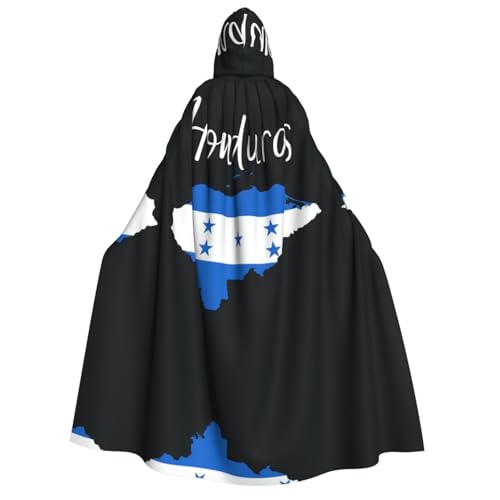 FHIZOAL Honduras Karte Erwachsene Kapuzenumhang Vampir Hexe Umhang Halloween Weihnachten Cosplay Kostüme Themenpartys von FHIZOAL