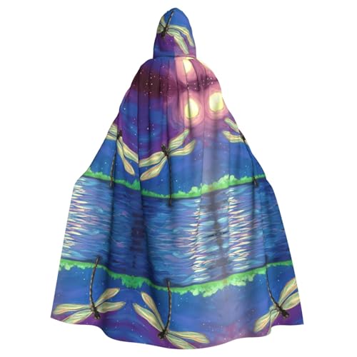 FHIZOAL Kapuzenmantel mit Libellenmalerei, Halloween, Weihnachten, Hexe, Vampire, Sensenmann, Kostüm, Cosplay, Party FHIZOAL Kapuzenmantel mit Libellenmalerei, Halloween, Weihnachten, Hexe, Vampire, Sensenmann, Kostüm, Cosplay, Party von FHIZOAL