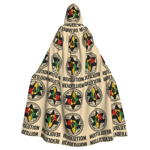 FHIZOAL Kapuzenmantel mit erhöhter Faust, für Halloween, Weihnachten, Hexe, Vampire, Sensenmann, Kostüm, Cosplay, Party FHIZOAL Kapuzenmantel mit erhöhter Faust, für Halloween, Weihnachten, Hexe, Vampire, Sensenmann, Kostüm, Cosplay, Party von FHIZOAL