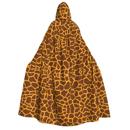FHIZOAL Kapuzenumhang für Erwachsene, Giraffen-Druck, Vampir, Hexe, Umhang, Halloween, Weihnachten, Cosplay, Kostüme, Themenpartys FHIZOAL Kapuzenumhang für Erwachsene, Giraffen-Druck, Vampir, Hexe, Umhang, Halloween, Weihnachten, Cosplay, Kostüme, Themenpartys von FHIZOAL