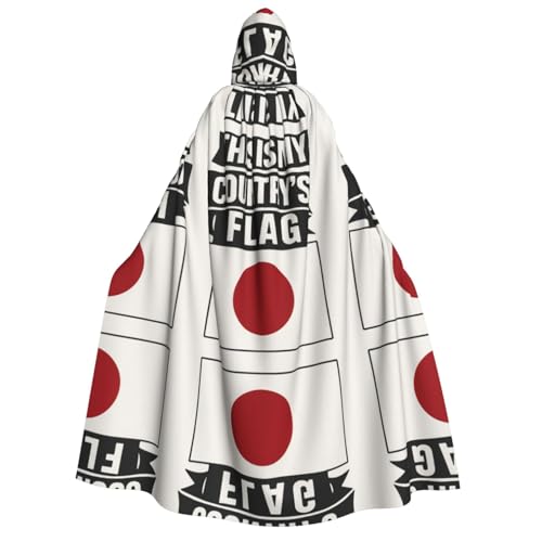 FHIZOAL Kapuzenumhang mit japanischer Flagge, Vampir-Hexenumhang, Halloween, Weihnachten, Cosplay, Kostüme, Themenpartys FHIZOAL Kapuzenumhang mit japanischer Flagge, Vampir-Hexenumhang, Halloween, Weihnachten, Cosplay, Kostüme, Themenpartys von FHIZOAL