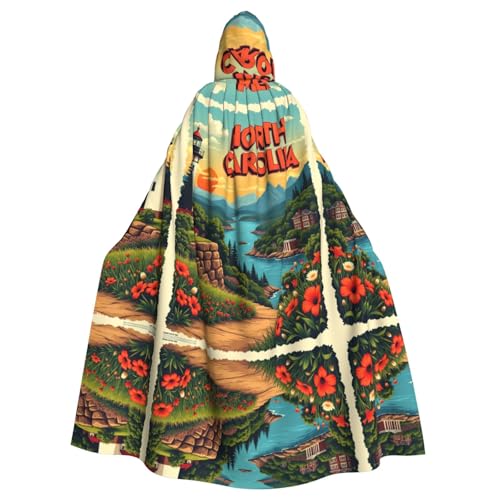 FHIZOAL North Carolina Scenic Landsca Kapuzenumhang mit Kapuze, Halloween, Weihnachten, Hexe, Vampire, Sensenmann, Kostüm, Cosplay, Party FHIZOAL North Carolina Scenic Landsca Kapuzenumhang mit Kapuze, Halloween, Weihnachten, Hexe, Vampire, Sensenmann, Kostüm, Cosplay, Party von FHIZOAL