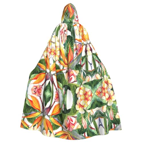 FHIZOAL Umhang mit Kapuze und bunten Blumen, für Halloween, Weihnachten, Hexe, Vampire, Sensenmann, Kostüm, Cosplay, Party FHIZOAL Umhang mit Kapuze und bunten Blumen, für Halloween, Weihnachten, Hexe, Vampire, Sensenmann, Kostüm, Cosplay, Party von FHIZOAL