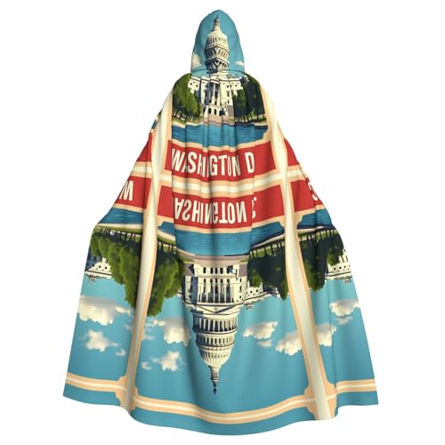 FHIZOAL Washington DC Capitol Buildin Kapuzenumhang mit Kapuze, Robe, Halloween, Weihnachten, Hexe, Vampire, Sensenmann, Kostüm, Cosplay, Party FHIZOAL Washington DC Capitol Buildin Kapuzenumhang mit Kapuze, Robe, Halloween, Weihnachten, Hexe, Vampire, Sensenmann, Kostüm, Cosplay, Party von FHIZOAL