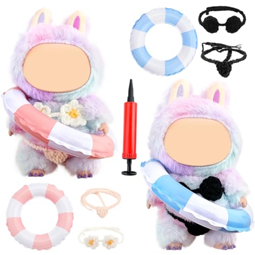 17 cm Plüschpuppen-Outfits für Blindbox-Figuren, Sommer- und Feiertagskleidung zum Spielen oder Ausstellen, Puppe Nicht enthalten (Badeanzug) von FIDWALL