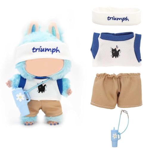 Puppen-Outfit-Zubehör für 17 cm große Blindbox-Figuren, 17 cm Plüschpuppe, dekoratives Zubehör, geeignet zum Spielen und Ausstellen, geeignet für Sammler, Puppe nicht im Lieferumfang enthalten (Sporty Puppen-Outfit-Zubehör für 17 cm große Blindbox-Figuren, 17 cm Plüschpuppe, dekoratives Zubehör, geeignet zum Spielen und Ausstellen, geeignet für Sammler, Puppe nicht im Lieferumfang enthalten (Sporty von FIDWALL