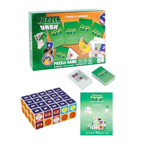 FIENZA Familienbrettspiel für Kinder und Erwachsene, Block-Puzzlespiele für Jungen und Mädchen im Alter von 4–8 und 8–12 Jahren, Karten-Matching-Puzzles für 2+ Spieler für Kinder ab 3 Jahren (Grün) FIENZA Familienbrettspiel für Kinder und Erwachsene, Block-Puzzlespiele für Jungen und Mädchen im Alter von 4–8 und 8–12 Jahren, Karten-Matching-Puzzles für 2+ Spieler für Kinder ab 3 Jahren (Grün) von FIENZA