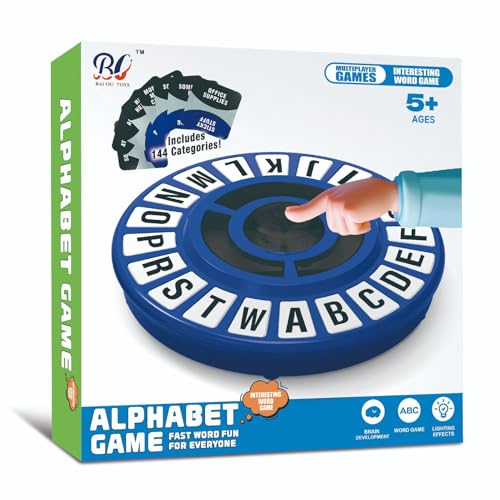 FIENZA Wörter Sturm Spiel Deutsch, Buchstaben Spiel Rasende Think Wörter mit 26 Wortspiel Words, Buchstabenspiel Wortspiele Spiele für Erwachsene Kinder von FIENZA