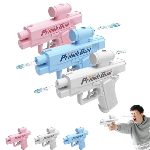Prank Gun,Streich-Wasserpistole Prank Zwanghafte Zweiwege-Wasserpistole Ideale Neuheitsgeschenke for Freunde, Klassenkameraden Und Familie von FIENZA