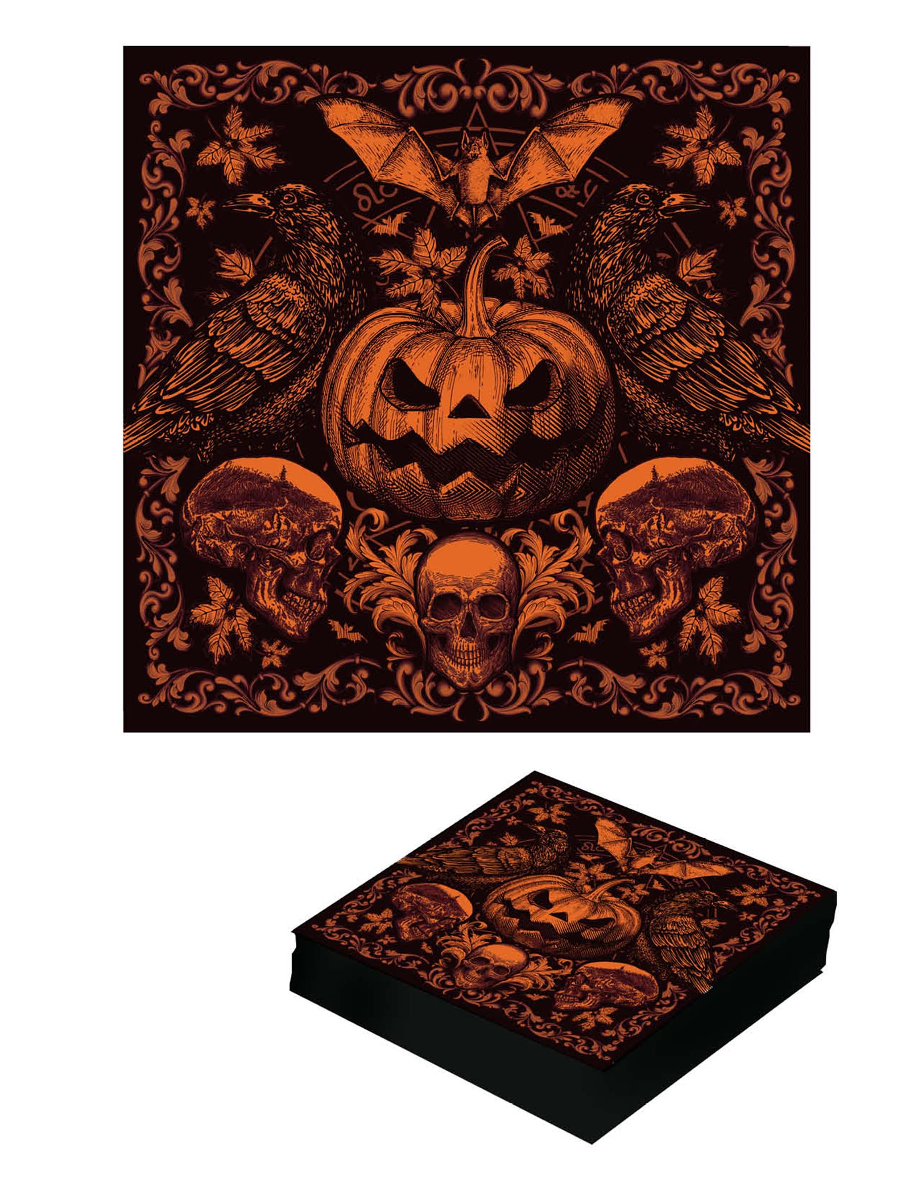 20 Servietten Halloween Party 16 x 16 cm von FIESTAS GUIRCA, S.L.