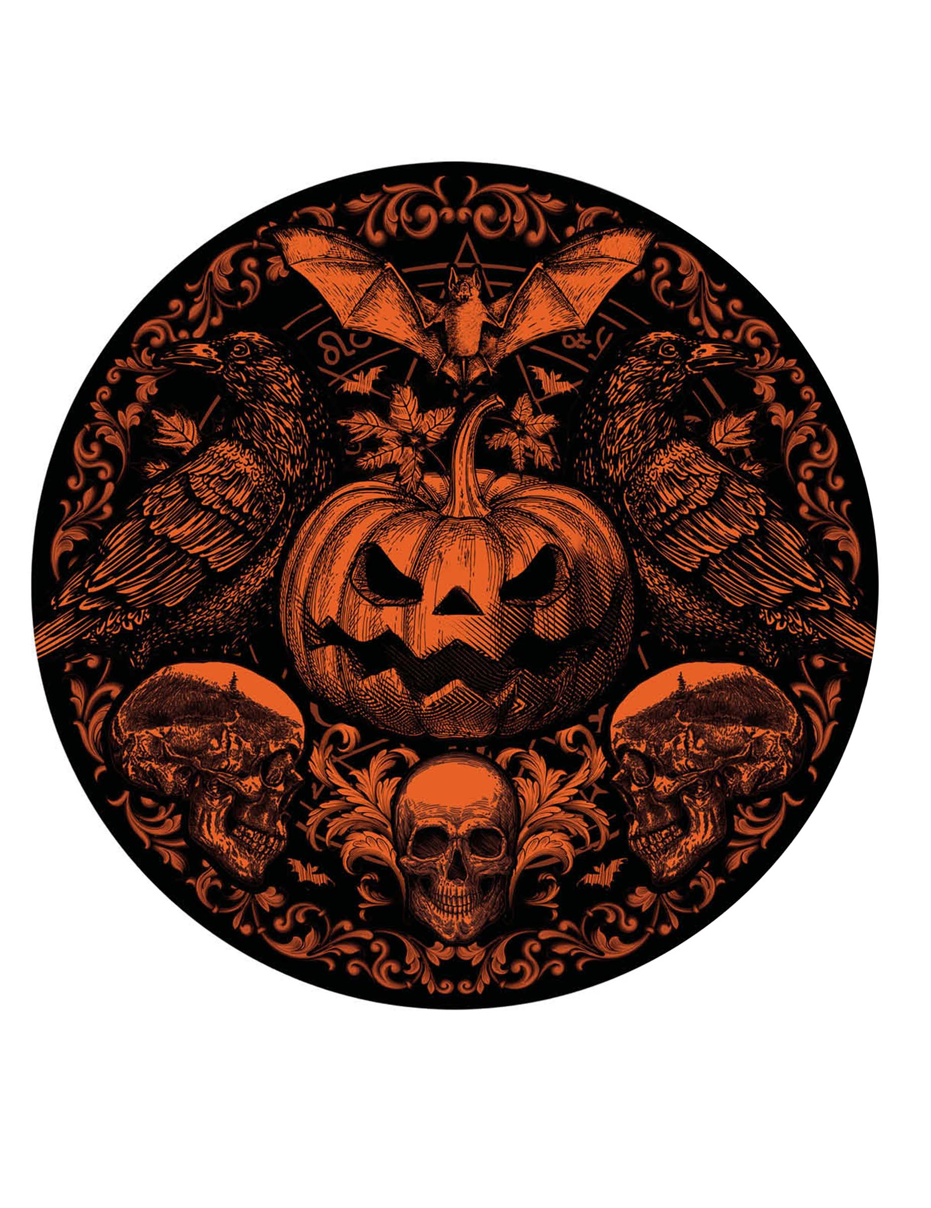 6 Halloween Teller Kürbismotif 23 cm 6 Halloween Teller Kürbismotif 23 cm von FIESTAS GUIRCA, S.L.