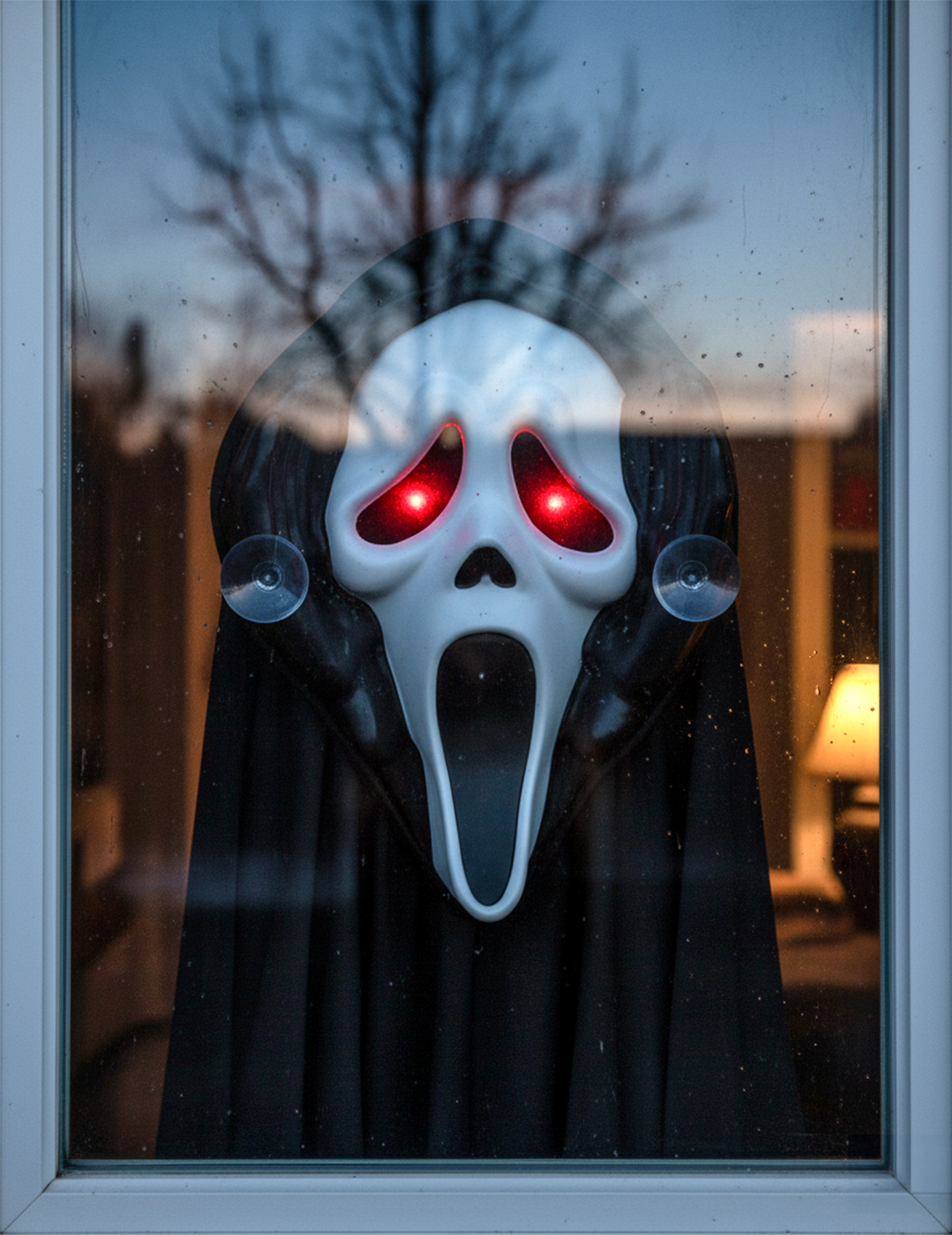 Scream Leuchtende Fensterdekoration Ghost Face, 24x30cm Scream Leuchtende Fensterdekoration Ghost Face, 24x30cm von PALMER AGENCIES LTD