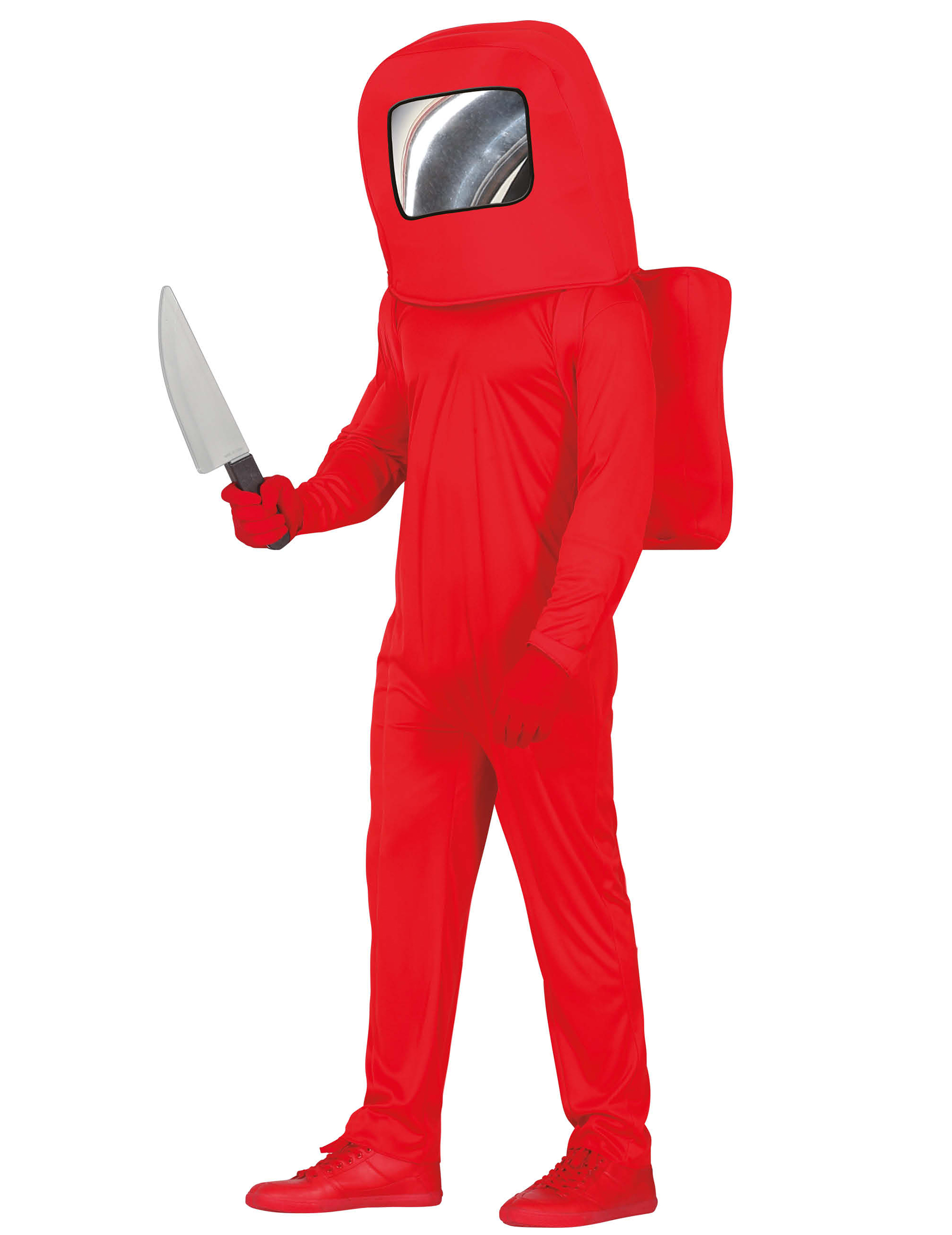 Astronauten Kostüm für Erwachsene rot von FIESTAS GUIRCA, S.L.
