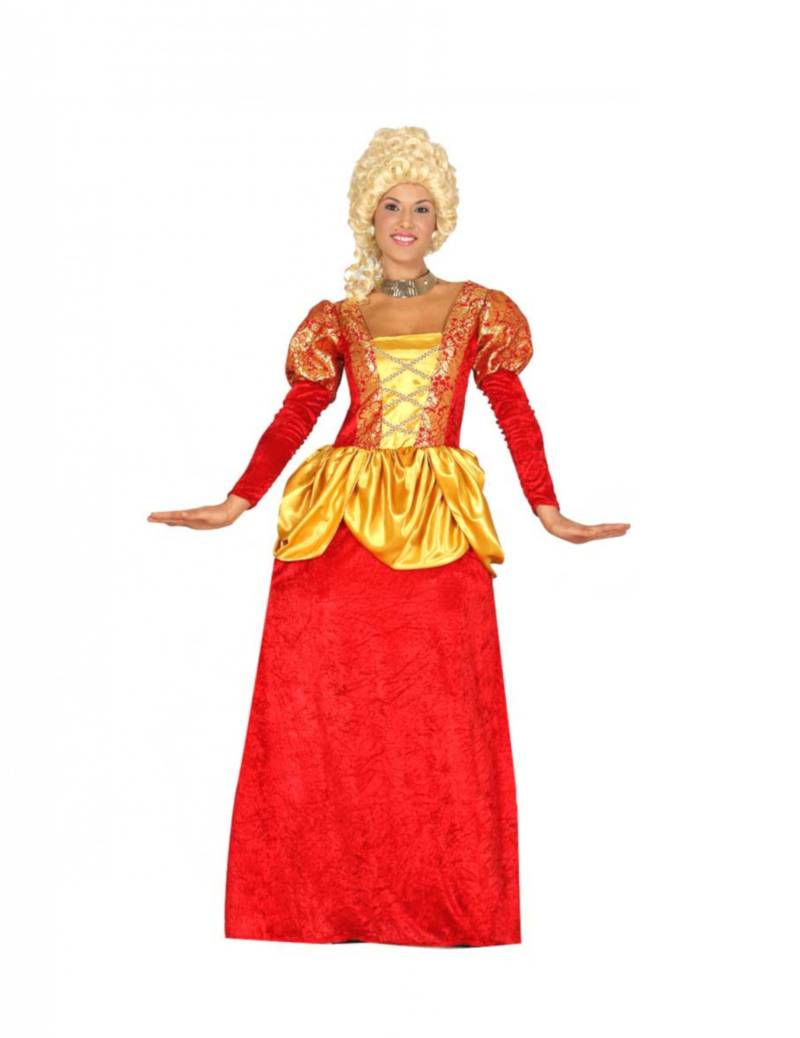 Barock-Kostüm für Damen Gräfin Faschingskostüm rot-gelb von FIESTAS GUIRCA, S.L.