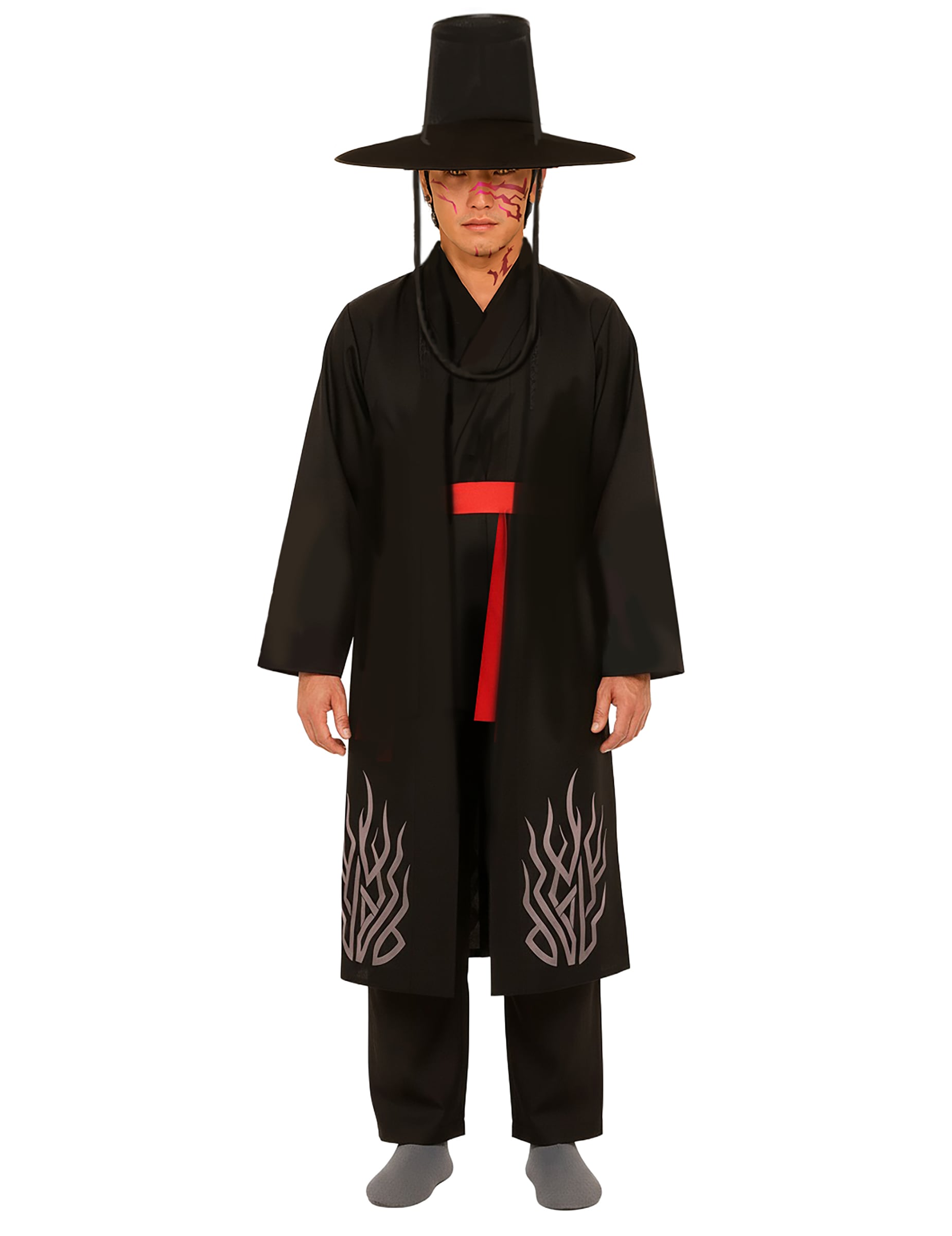 Bessener Dämon Kostüm Erwachsene schwarz von FIESTAS GUIRCA, S.L.