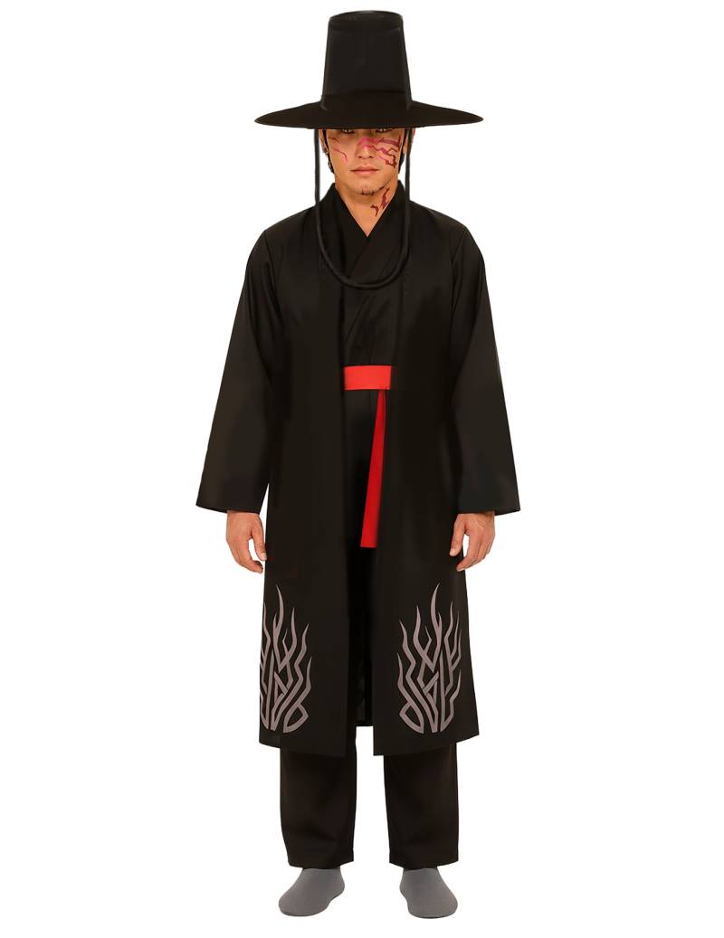 Bessener Dämon Kostüm Erwachsene schwarz von FIESTAS GUIRCA, S.L.