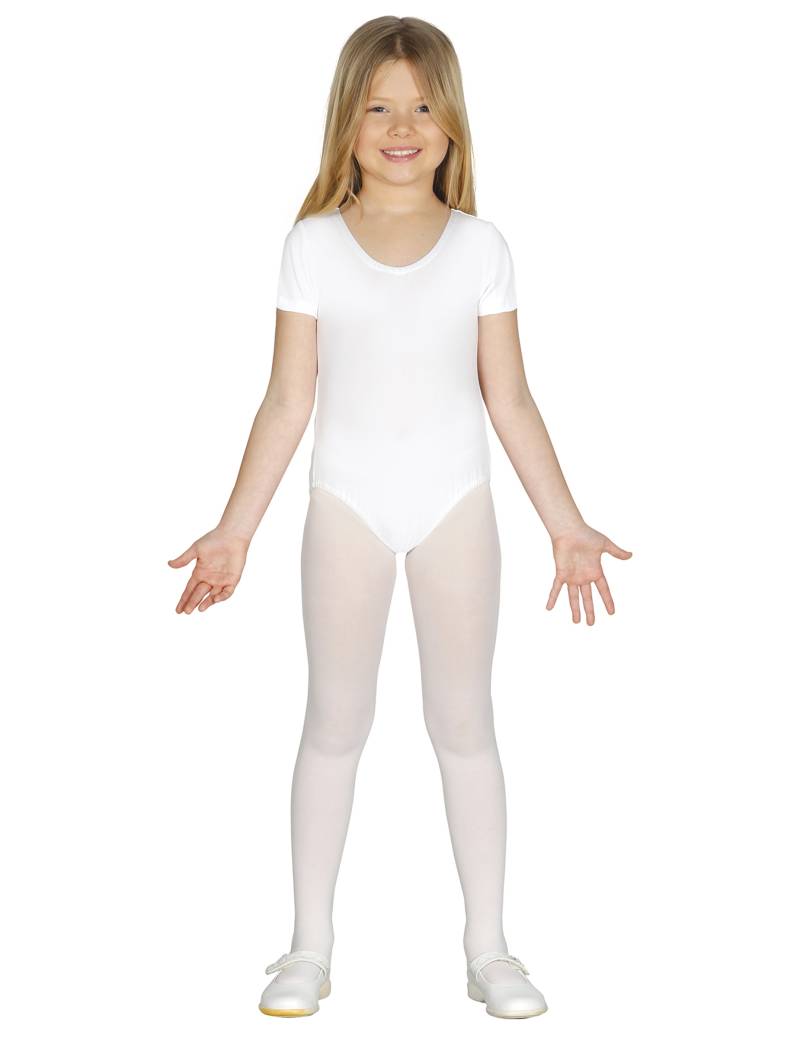 Body für Kinder Kinder-Ballet-Trikot weiß von FIESTAS GUIRCA, S.L.