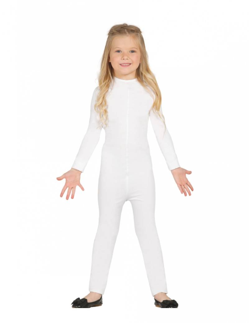 Bodysuit für Kinder Anzug Fasching weiss von FIESTAS GUIRCA, S.L.