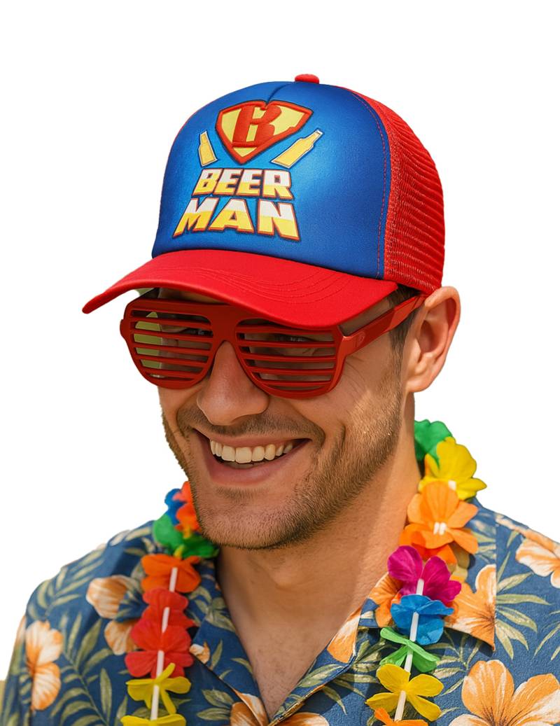 Cap Beerman Mütze für Erwachsene von FIESTAS GUIRCA, S.L.