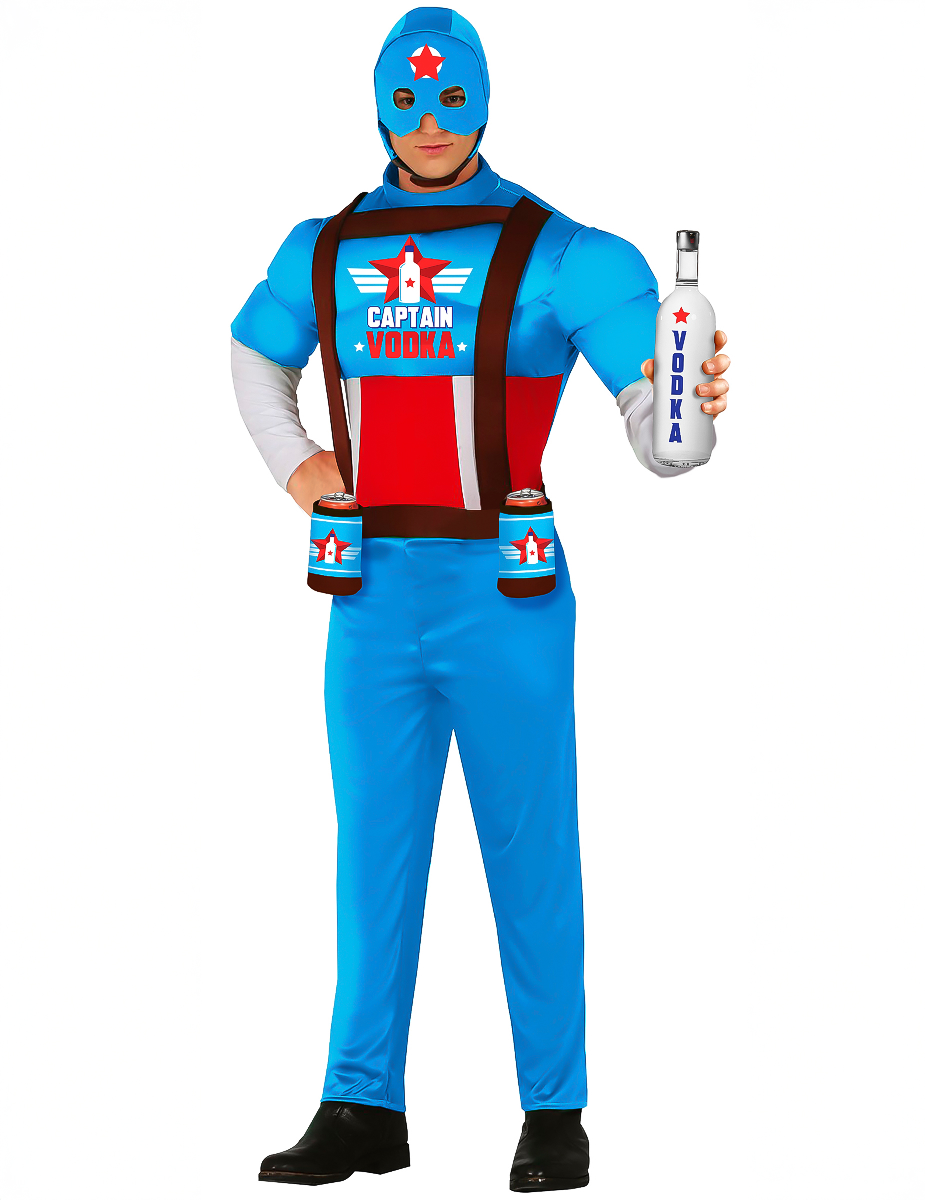 Captain Vodka Kostüm für Erwachsene von FIESTAS GUIRCA, S.L.