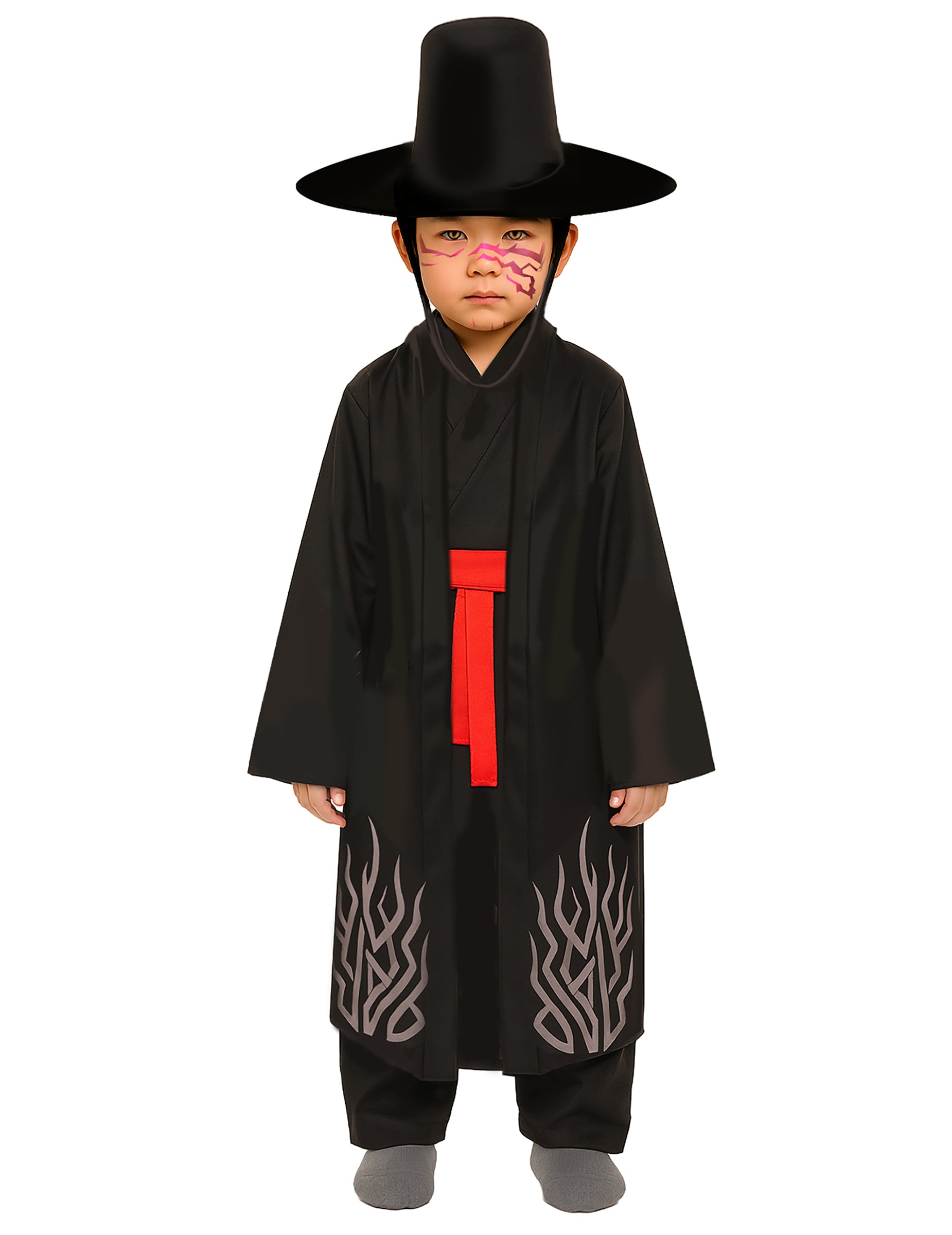 Dämonen Kostüm Kinder mit Gürtel, Hut, Hose und Oberteil von FIESTAS GUIRCA, S.L.