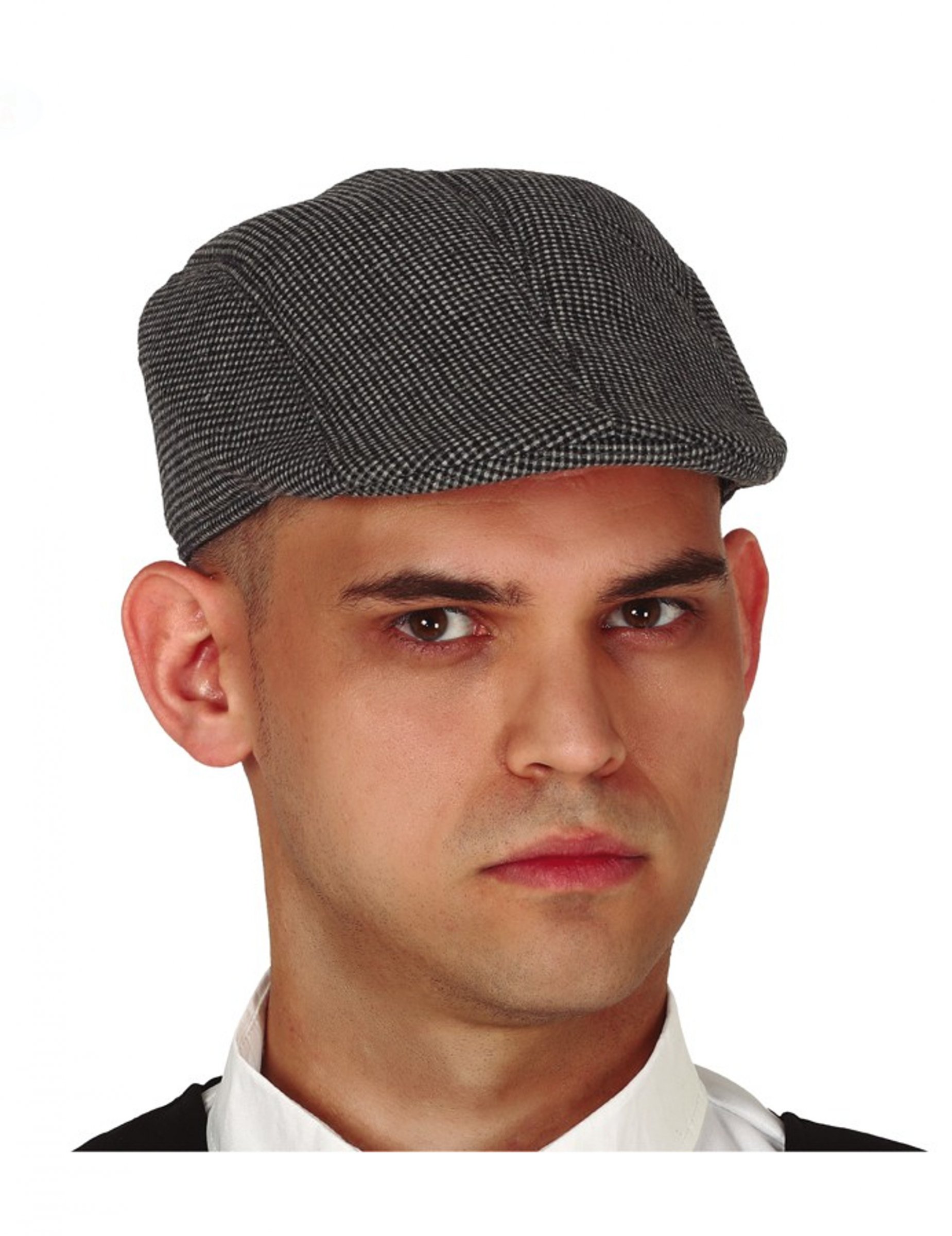 Detektiv-Mütze Flatcap für Herren Accessoire grau von FIESTAS GUIRCA, S.L.