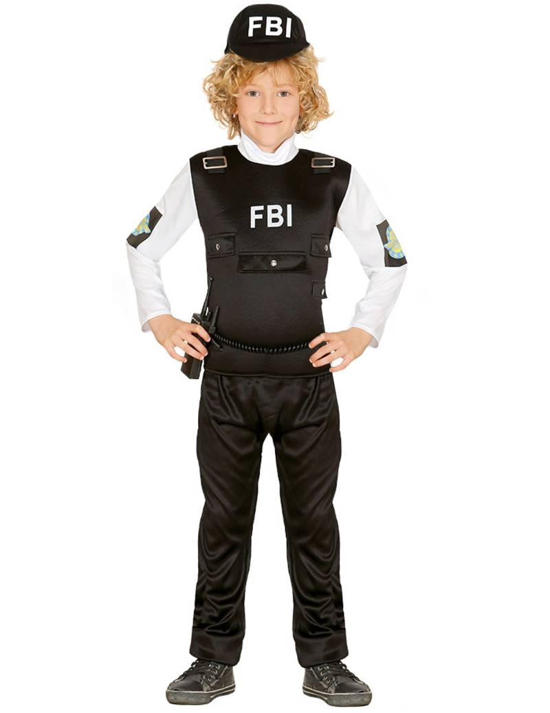 FBI-Agent Kinderkostüm schwarz von FIESTAS GUIRCA, S.L.