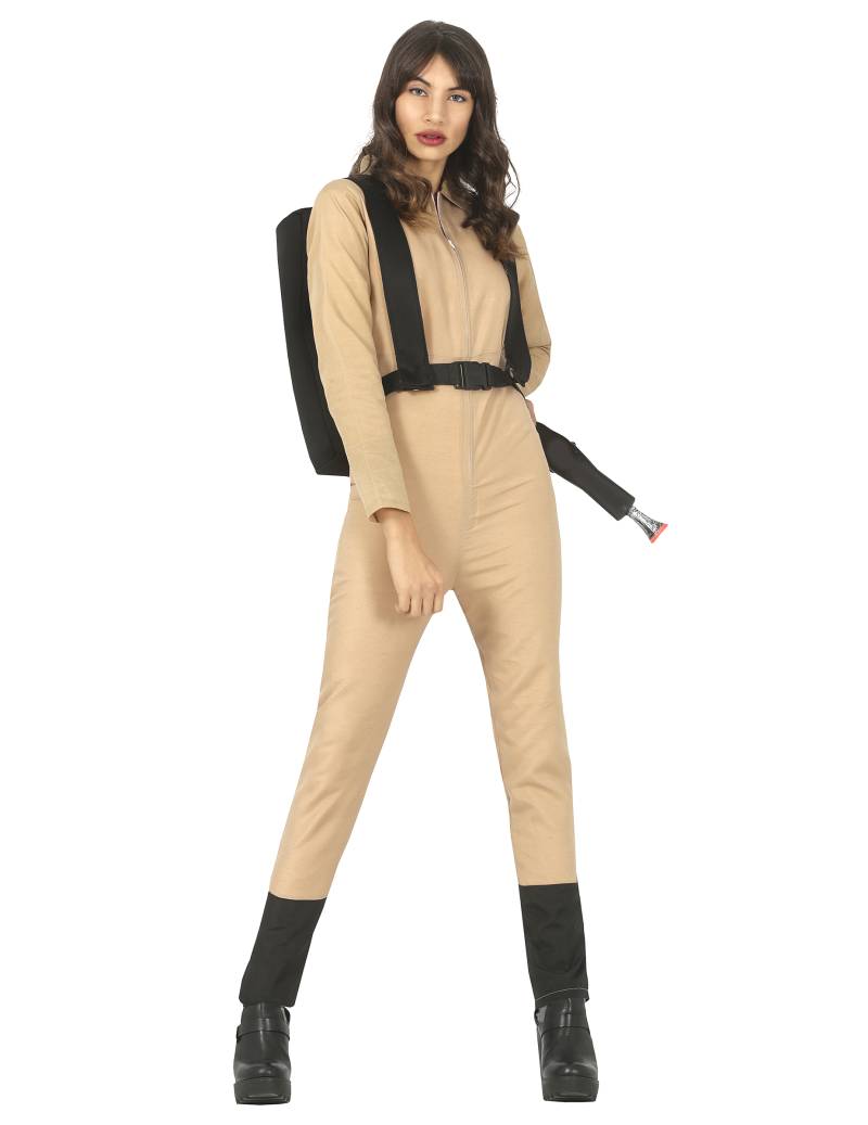 Geisterjägerin-Kostüm für Damen Halloweenkostüm beige-schwarz von FIESTAS GUIRCA, S.L.