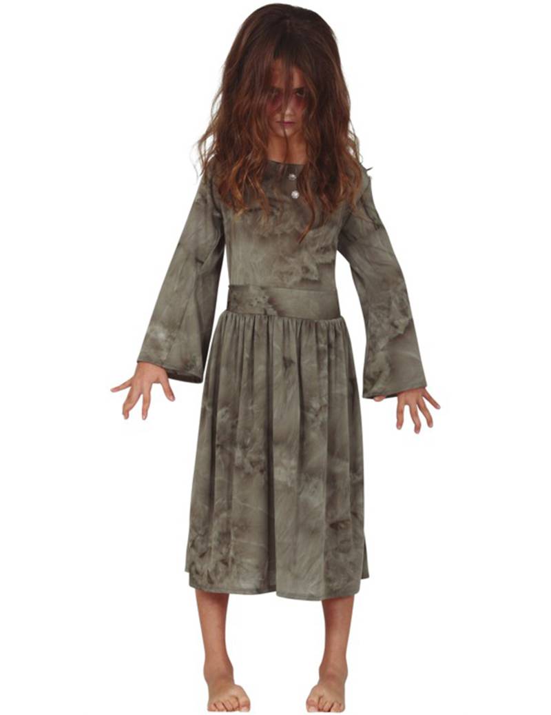 Gespenster-Kostüm für Mädchen Halloween-Kostüm grau von FIESTAS GUIRCA, S.L.
