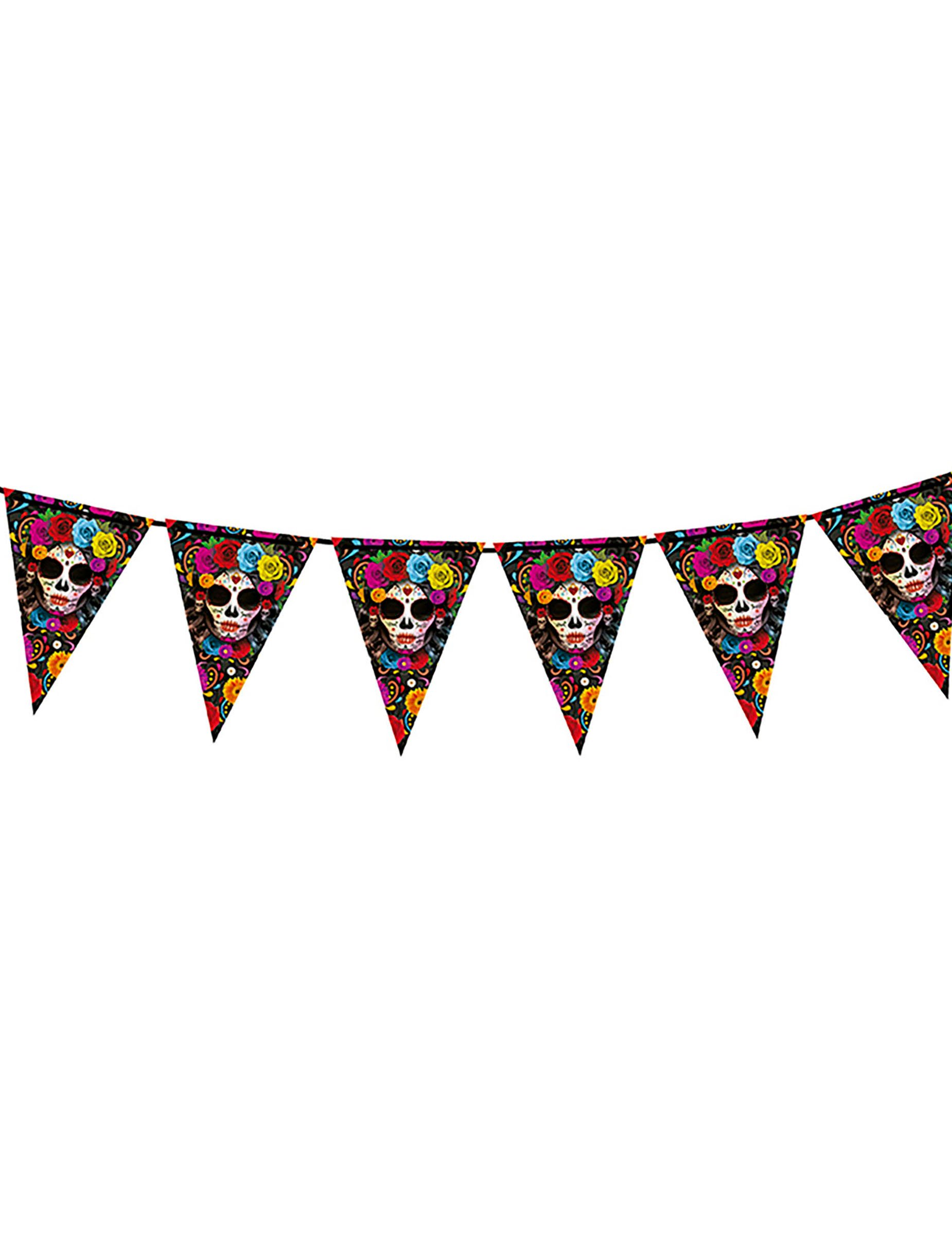 Girlande Tag der Toten 3m Girlande Tag der Toten 3m von FIESTAS GUIRCA, S.L.