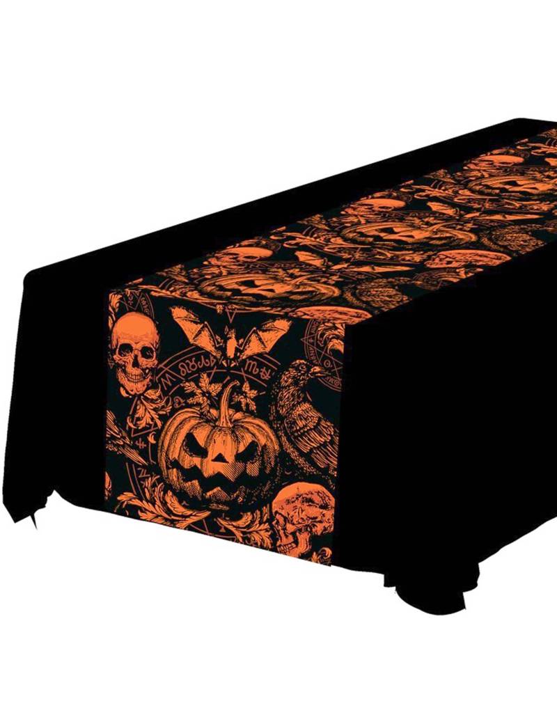 Gothic Tischläufer Kürbis 275cm von FIESTAS GUIRCA, S.L.