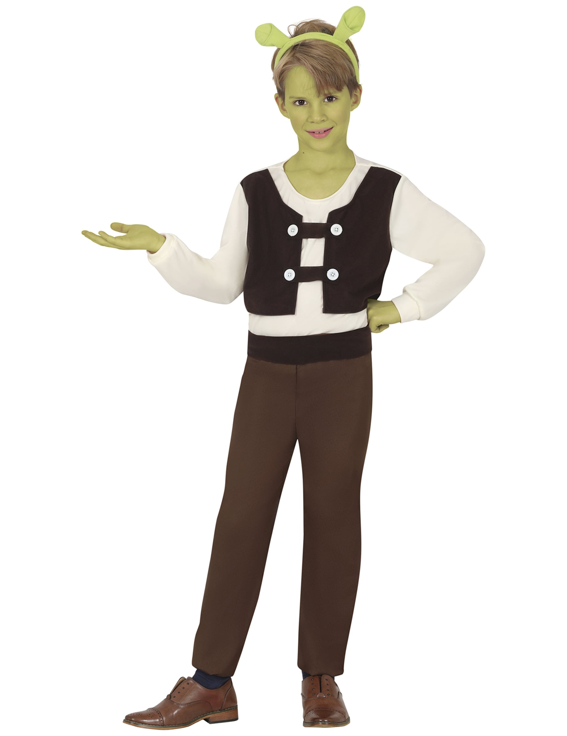 Grünes Oger-Kostüm für Kinder von FIESTAS GUIRCA, S.L.