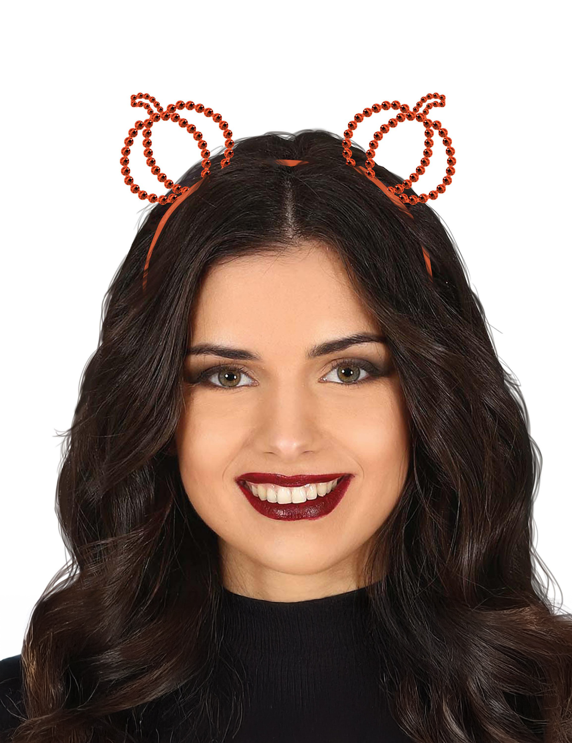 Halloween Haarreifen mit Strass Kürbissen Erwachsene von FIESTAS GUIRCA, S.L.