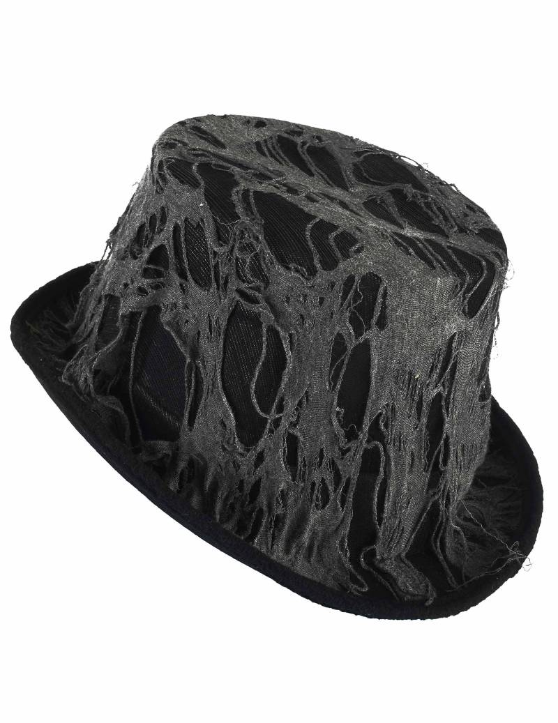 Halloween-Hut mit Spinnenweben schwarz-grau von FIESTAS GUIRCA, S.L.