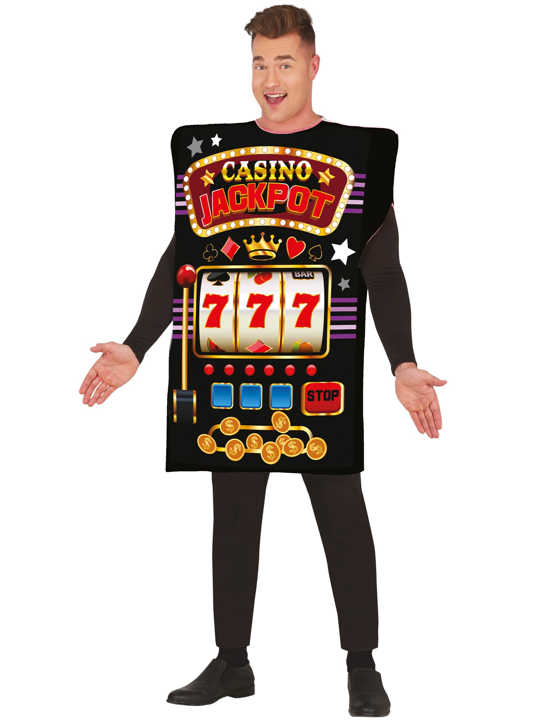 Jackpot-Casino-Kostüm für Erwachsene von FIESTAS GUIRCA, S.L.
