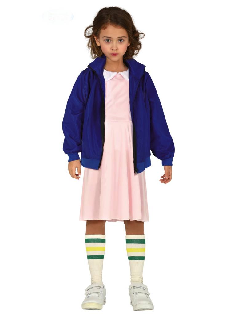 Junge Telepathin Mädchenkostüm Serien-Kostüm rosa-blau von FIESTAS GUIRCA, S.L.