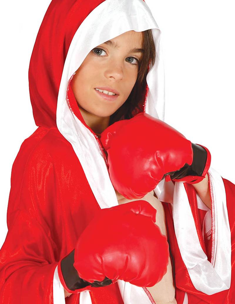 Kinder-Boxhandschuhe Kostümzubehör rot von FIESTAS GUIRCA, S.L.
