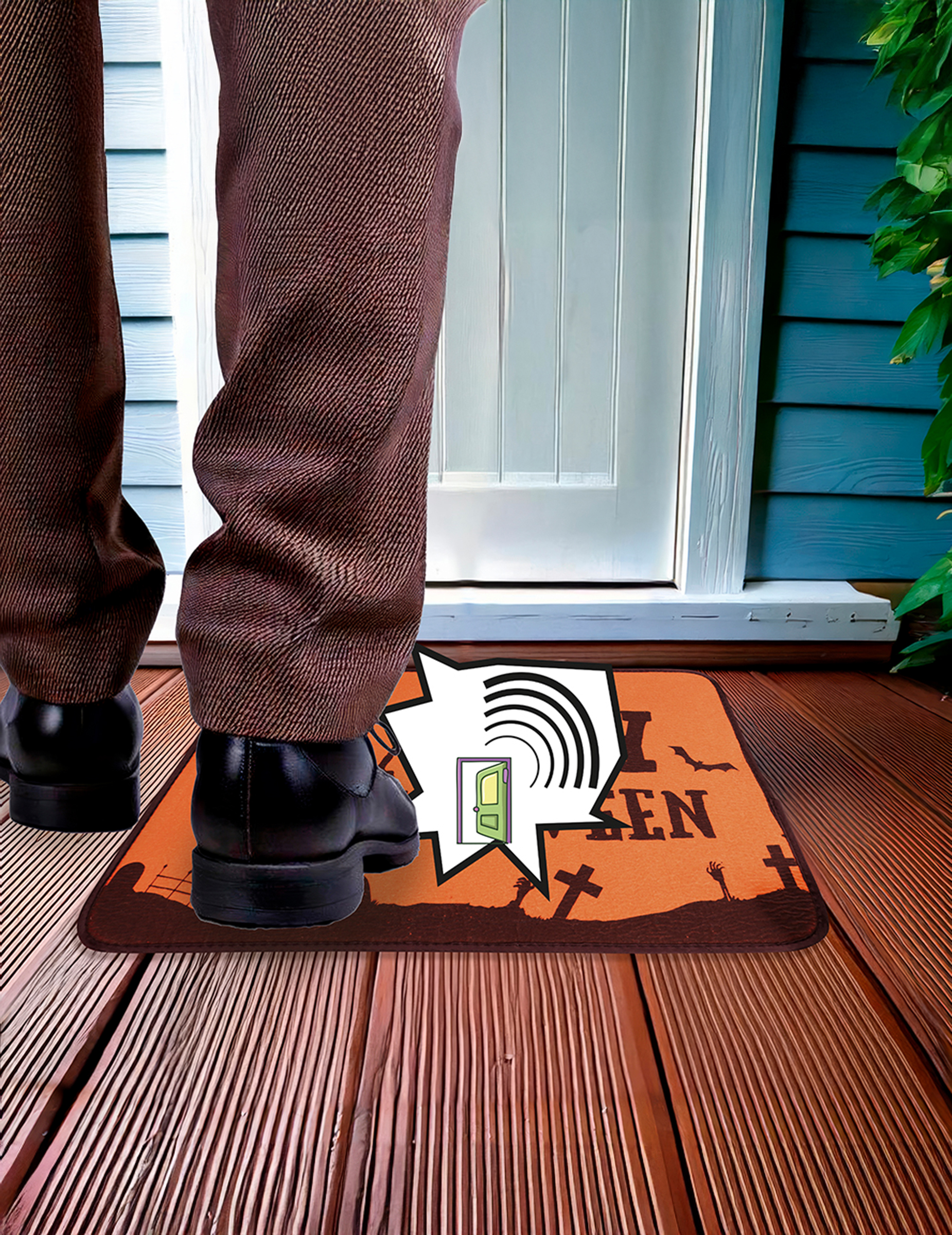 Klangmatte Halloween 34 x 25cm Überraschungseffekt für den Eingang Klangmatte Halloween 34 x 25cm Überraschungseffekt für den Eingang von FIESTAS GUIRCA, S.L.