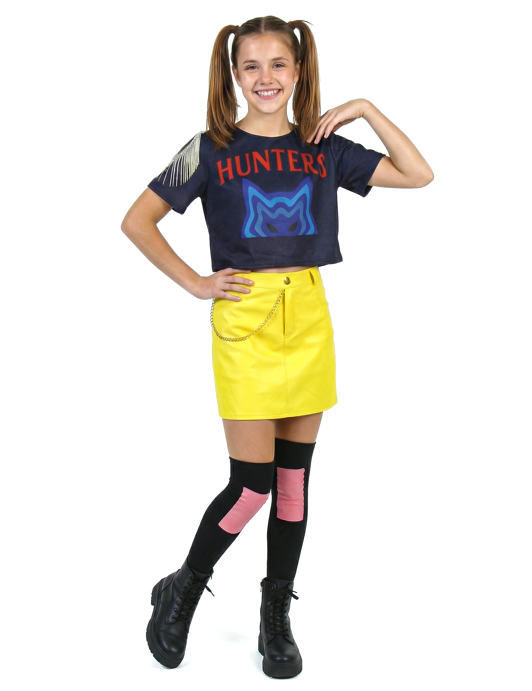 Kpop Kostüm für Jugendliche Miss Kpop gelb-blau von FIESTAS GUIRCA, S.L.