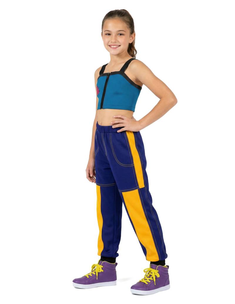 Kpop Star Kostüm Set für Mädchen türkis-blau/dunkelblau von FIESTAS GUIRCA, S.L.