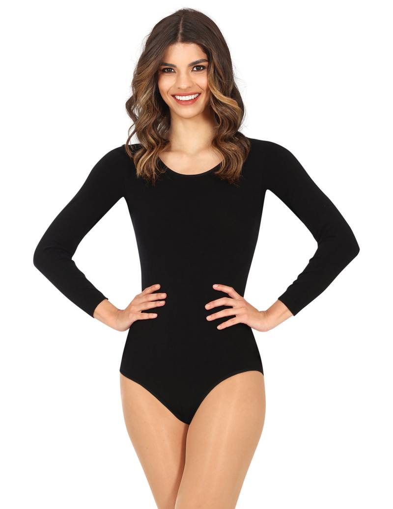 Langarm-Body für Damen schwarz von FIESTAS GUIRCA, S.L.