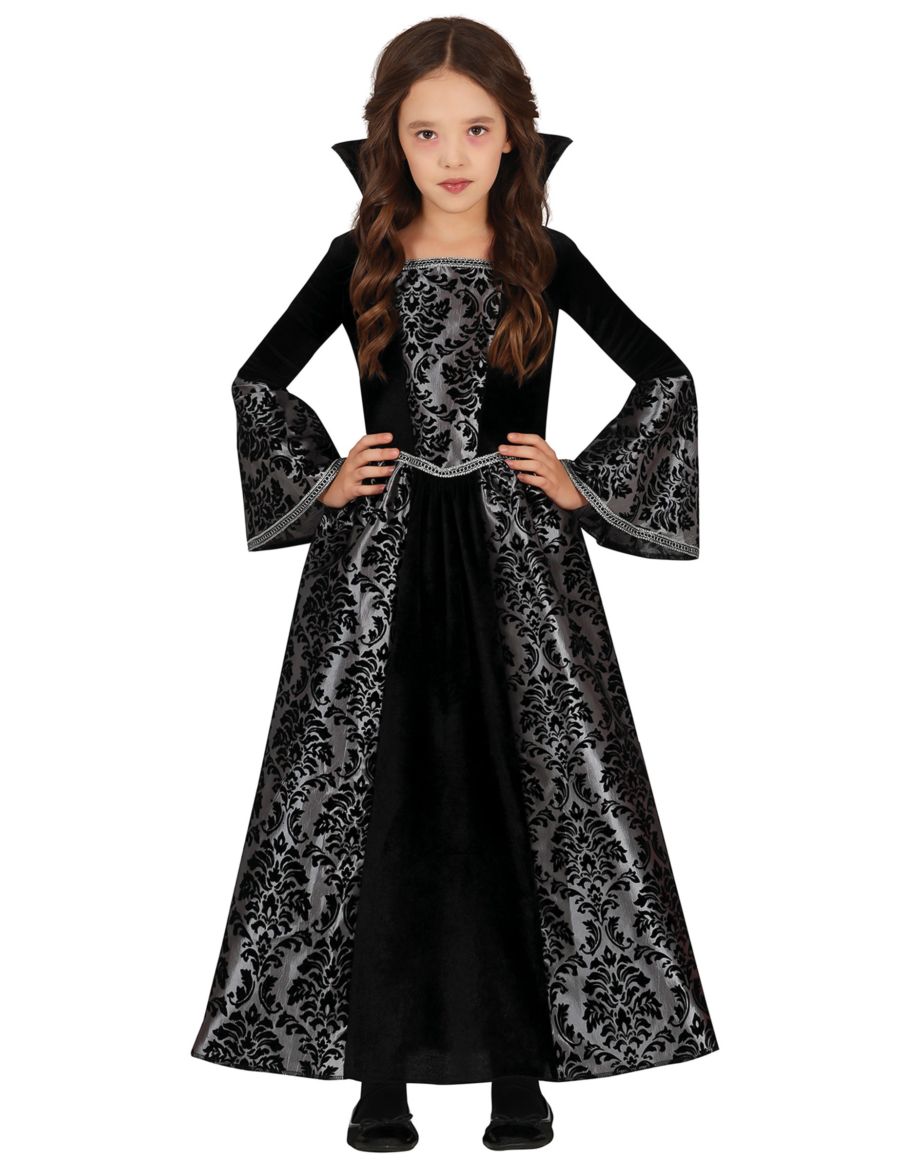 Mädchen Vampirkostüm in silber von FIESTAS GUIRCA, S.L.