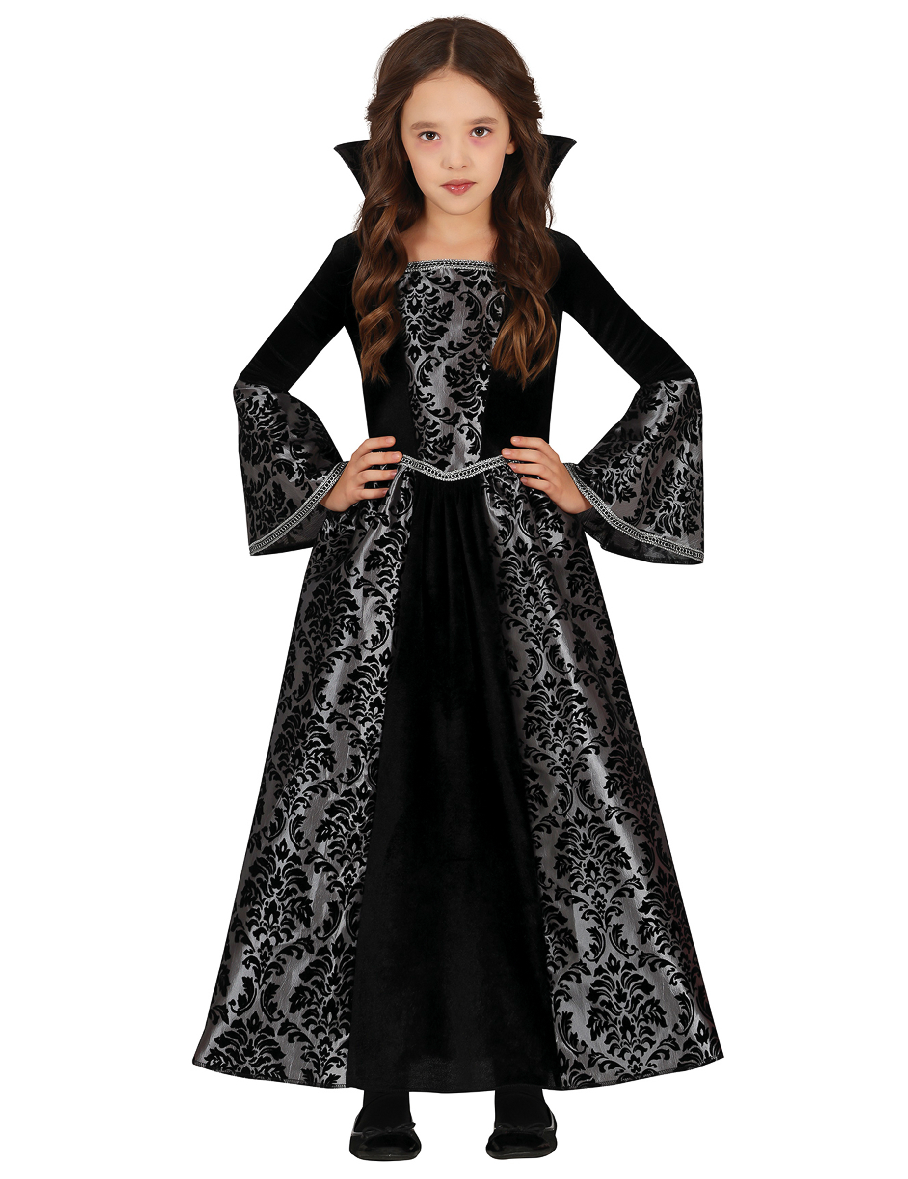 Mädchen Vampirkostüm in silber Mädchen Vampirkostüm in silber von FIESTAS GUIRCA, S.L.