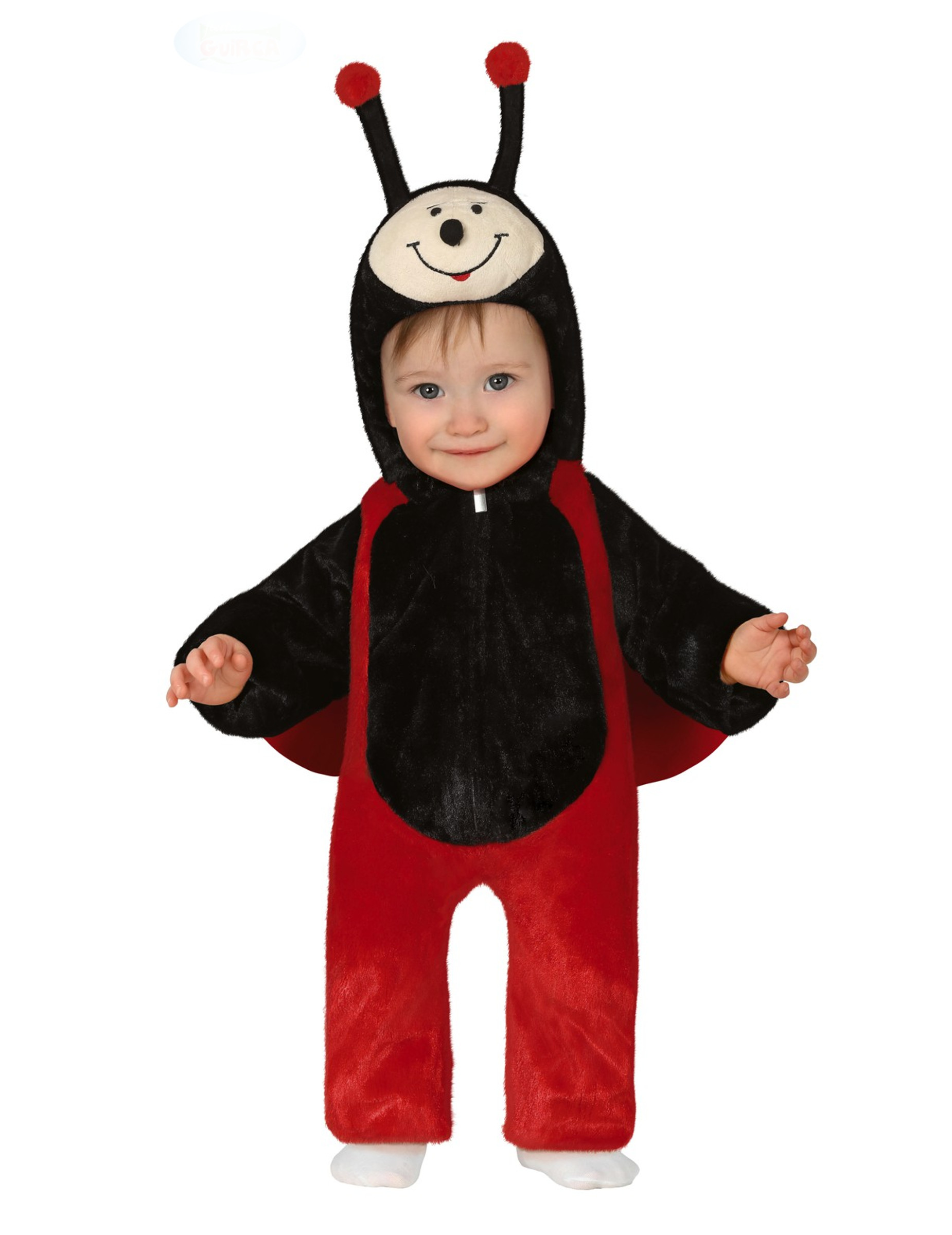 Marienkäfer-Baby-Kostüm Kleinkinder-Kostüm schwarz-rot von FIESTAS GUIRCA, S.L.