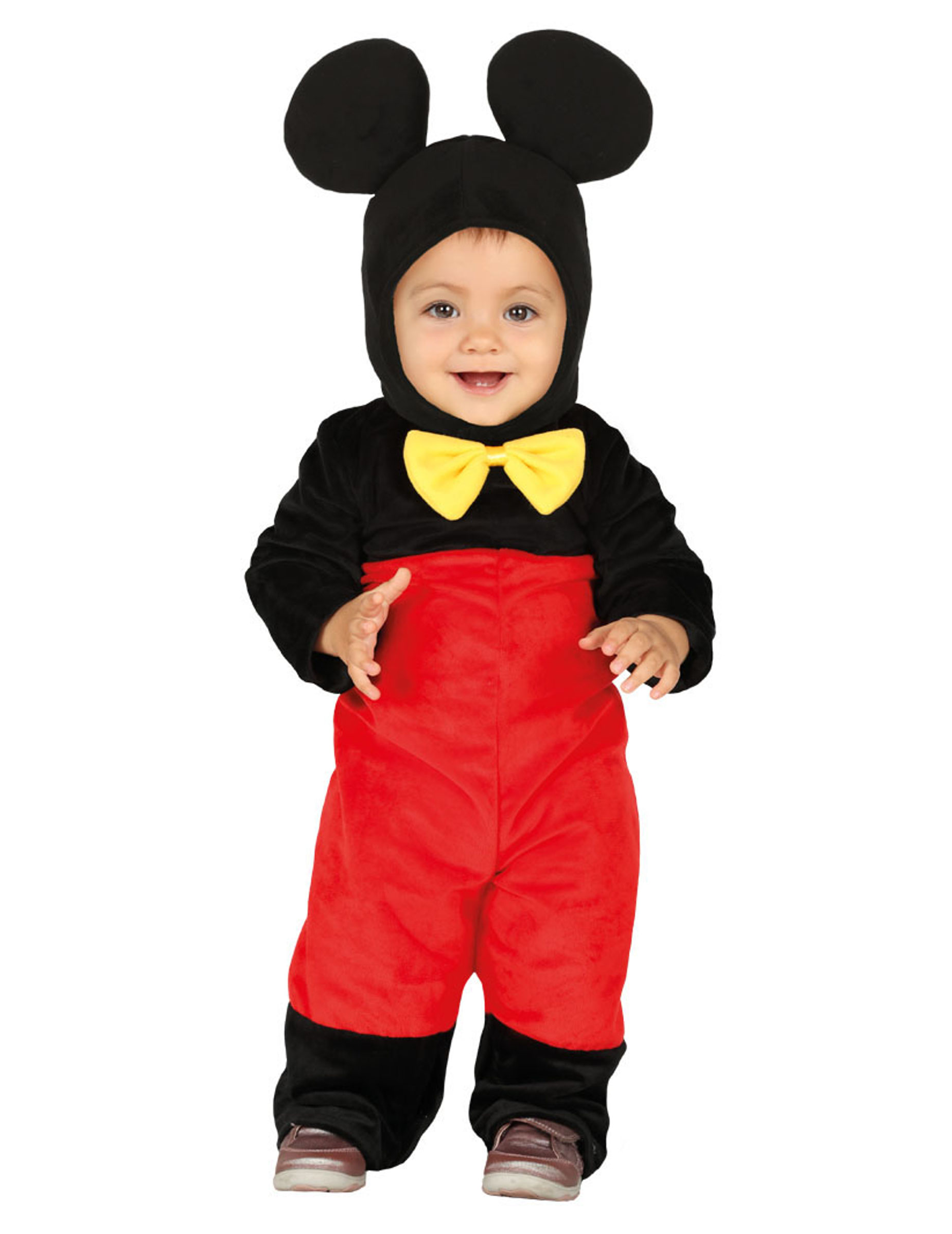 Maus-Kostüm für Babys und Kleinkinder Baby-Tier-Kostüm schwarz-rot-gelb von FIESTAS GUIRCA, S.L.