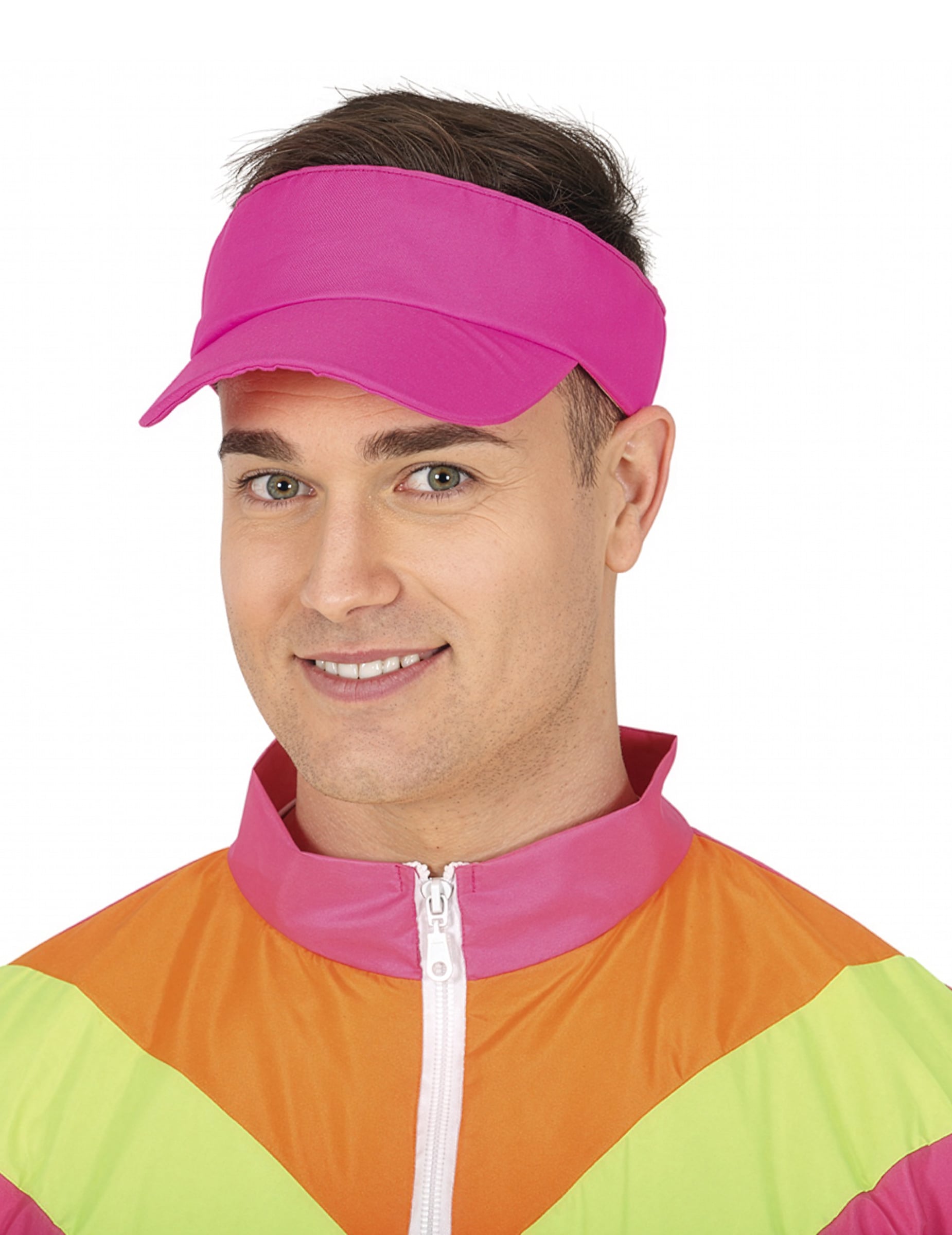 Neon-pinkes Visier für Erwachsene von FIESTAS GUIRCA, S.L.